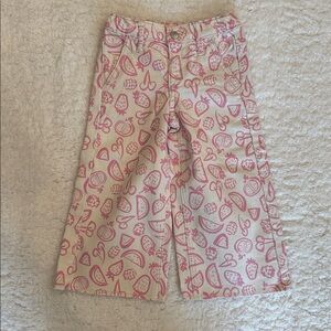 Toddler Girl Berry-Print Jeans
